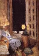 Edouard Vuillard The night opens the window Spain oil painting artist